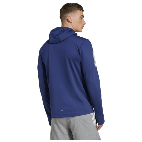Adidas Ανδρική μακρυμάνικη μπλούζα Own the Run Winterized Hooded Half-Zip